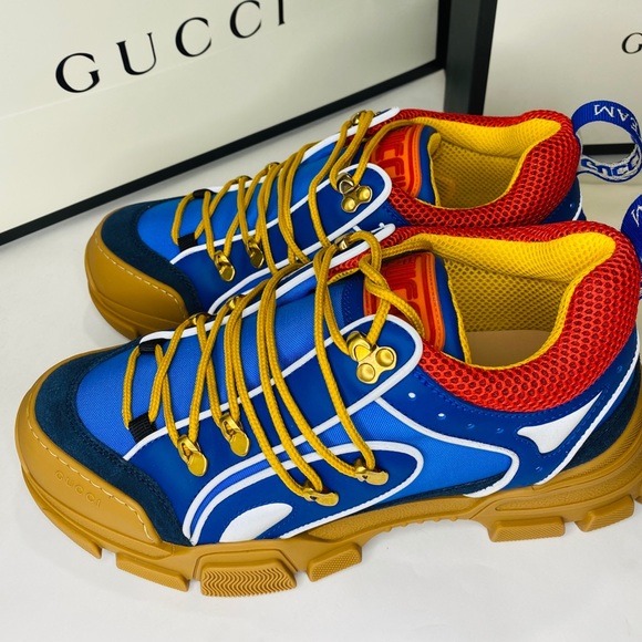 ‼️SOLD‼️Gucci Men's FLASHTREK Sneakers SIZE 9 NWB - Picture 7 of 12